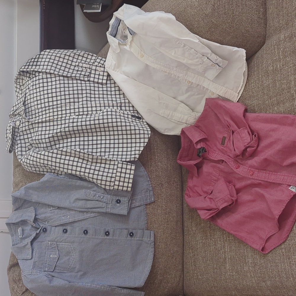 Boys Cotton Long Sleeve Shirts